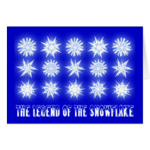 A LEGENDA DO FLOCO DE NEVE… CARTÕES