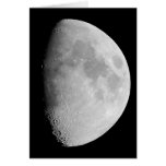 A lua vista da terra cartões