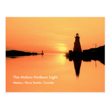 A luz do porto de Mabou, Mabou N.S. Cartoes Postais