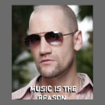 A música é a razão posters