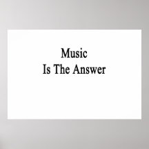 A música é o Anwer Poster