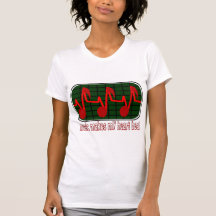 A música faz meu batimento cardíaco t-shirt