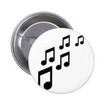 a música nota o ícone botons