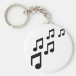 a música nota o ícone chaveiros