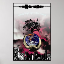 A música pode salvar o mundo impressão