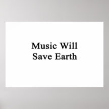 A música salvar a terra impressão