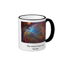 a orion-nebulosa, a mente não tem nenhum limite canecas
