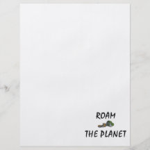 A PARTE SUPERIOR vagueia o planeta Panfleto Personalizados