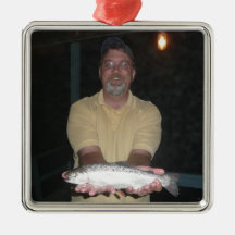A pesca da truta da coleção de Chistmas adiciona s Ornamento Para Arvores De Natal