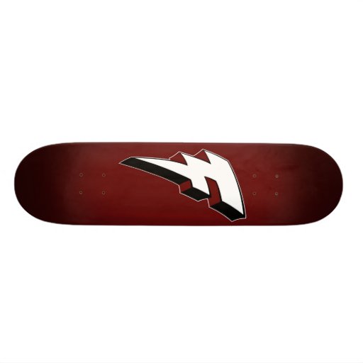 A plataforma grande do skate de F