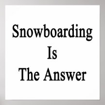 A snowboarding é a resposta posters