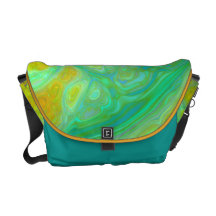 A terra verde - marés da cerceta & do ouro bolsa mensageiro