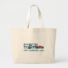 A vida dos campistas bolsa para compras