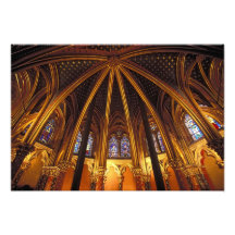 Abaixe a capela do La Sainte-Chapelle, Paris, Fotos