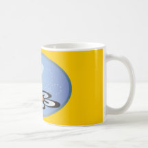 Abelha ocupada caneca