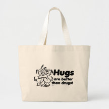 Abraços ou drogas? bolsa