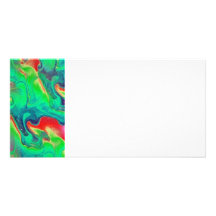 Abstrato Cartão Com Fotos