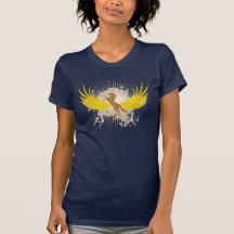 Abstrato do cavalo t-shirt