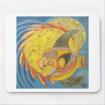 Abstrato do espaço mouse pad