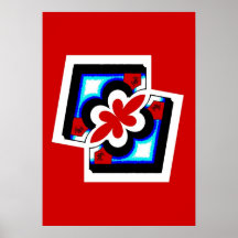 Abstrato do estilo japonês posteres