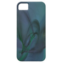 Abstrato do verde azul capa de iPhone 5 Case-Mate