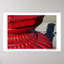 Abstrato do vermelho posters