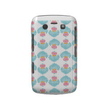 Abstrato lindo do rosa e da turquesa capas blackberry