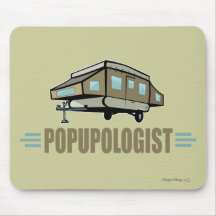 Acampamento engraçado mousepad