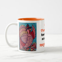 ACÇÃO DE GRAÇAS que ACENA a caneca de TURQUIA