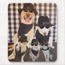 Acontecimento dos azuis mouse pad