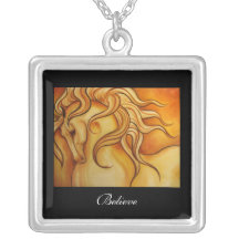 Acredite a colar do cavalo