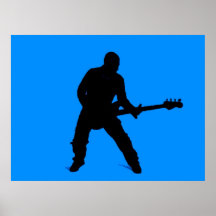 Adam na guitarra baixa posteres