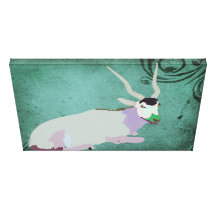 Addax Impressão De Canvas Envolvida