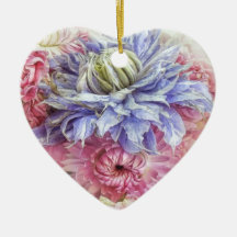 aderente romântico de coração “summer love " ornamento