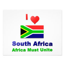África do Sul Convites Personalizado