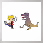 Agitação de Dino Poster