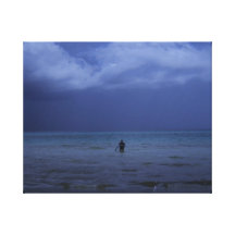 ÁGUA DO OCEANO IMPRESSÃO EM TELA CANVAS