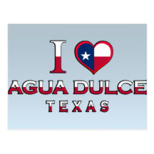 Água Dulce, Texas Cartão Postal