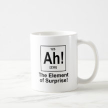 Ah! O elemento de surpresa Canecas