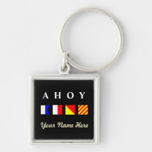 Ahoy chaveiro personalizado