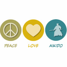 Aikido do amor da paz fotoesculturas