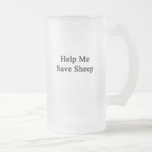 Ajude-me a salvar carneiros caneca