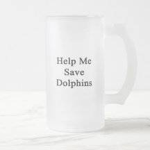 Ajude-me a salvar golfinhos canecas