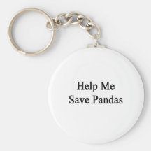 Ajude-me a salvar pandas chaveiros