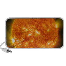Alargamento solar ou ejeção maciça da coroa em Sun Caixinhas De Som De Viagem