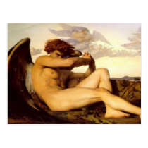 Alexandre Cabanel - anjo caído cartées postais