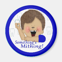 Algo é Mithing - menino Imã De Geladeira