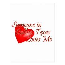 Alguém ama-me em Dallas, Texas cartées postais