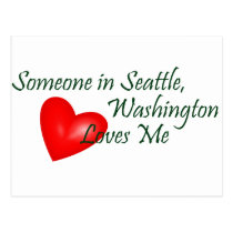 Alguém em Seattle ama-me cartées postais
