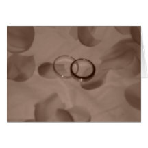 Alianças de casamento cartoes